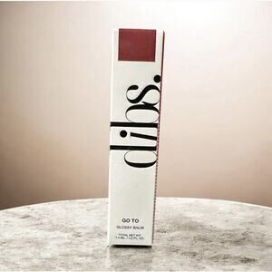 Dibs Mims Red To Glossy Balm .2 oz NIB!